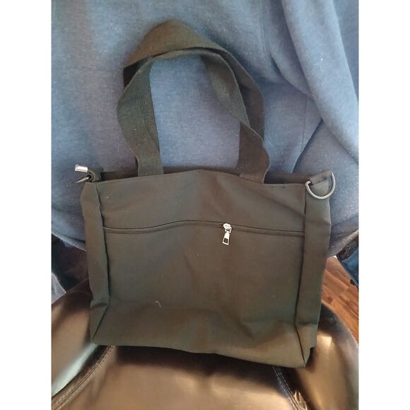 Black Bag White Mickey Head Clear Pocket Includes Mickey Minnie & Donald Figures - Picture 9 of 13